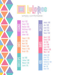 Lularoe Price List It Is So Affordable
