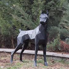 3d Metal Sculptures Modern Art Animal