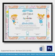 Kids Certificate Template 12 Pdf Psd Vector Format Download