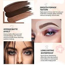 eyebrow st stencil kit for