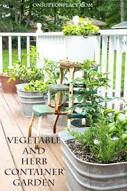 Easy Container Gardening Herbs