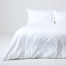 White Linen Duvet Cover Set