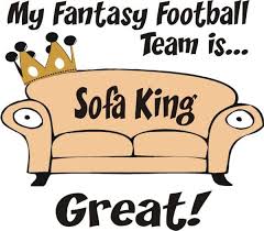 sofa king fantasy football t shirt