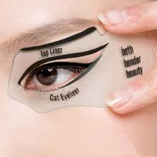 1 cat eyeliner 1 smokey eye stencil