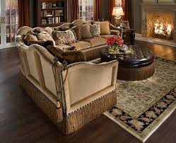 Sectional Features Exposed Wood Accents