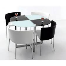 Our small kitchen ideas are perfect for those not blessed with a sure, you might not have space for a kitchen island, range cooker and dining table to cram guests around. Space Saving Table And Chairs You Ll Love In 2021 Visualhunt