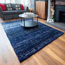 super soft gy navy blue rug