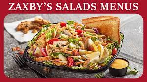 zaxby s salads menu calories