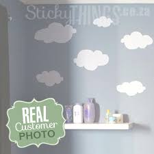 clouds wall art decal clouds wall