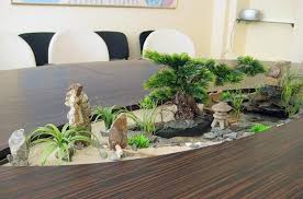 Modern Tables With Miniature Gardens