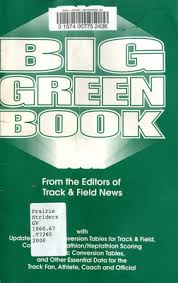 Track Field Newss Big Green Book With Updated Metric