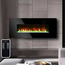in wall mount electric fireplace in
