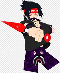 Follow the vibe and change your wallpaper every day! Hypebeast Supreme Sasuke Transparent Png 737x890 9298445 Png Image Pngjoy