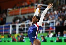 simone biles on her way to olympic gold