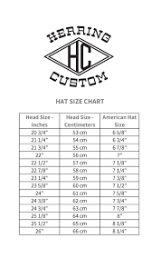 Hat Sizing Herring Custom