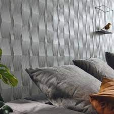 Contemporary Wallpaper Grey 10046 10