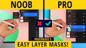 how to use layer masks in procreate