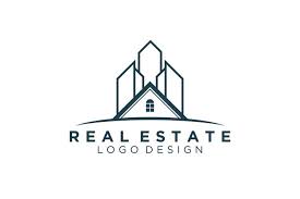 real estate logo modern and simple