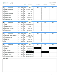 A Workout Program Template And Weight Training Spreadsheet