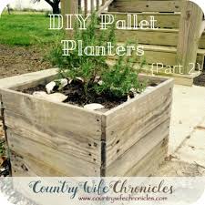 Diy Pallet Planters Part 2