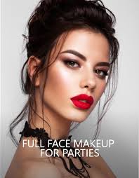 full face makeup for parties onor