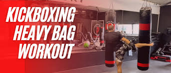 heavy bag workout for kickboxing muay