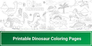 The spruce / wenjia tang take a break and have some fun with this collection of free, printable co. Printable Dinosaur Coloring Pages Made To Be A Momma