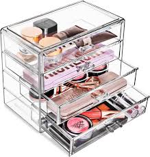 sorbus clear cosmetics makeup organizer