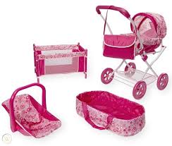New Baby Doll Stroller Pram Pack N Play