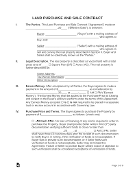 free land contract template