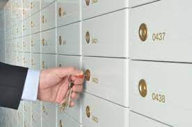 safe deposit box after someone has d