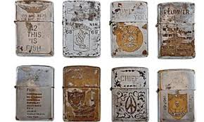 Zippo Lighters From U S Troops Fighting In Vietnam Give A