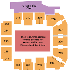 Adams Event Center Seating Chart Missoula