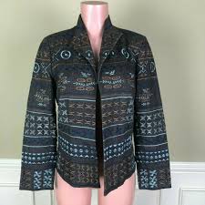 Ebay Ad Coldwater Creek Womens Blazer Jacket Open Brown