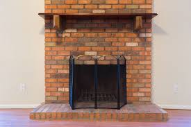 Disguise A Brick Fireplace