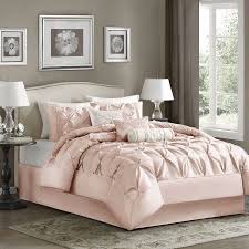 Satin Luxury Pintuck Comforter Set