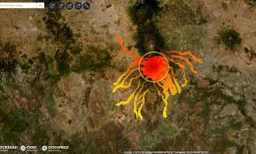 presentan mapa de peligros de volcán
