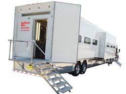 slide out hair and makeup trailers
