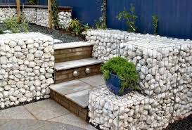 Gabion Retaining Wall Terraced Garden