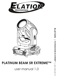 elation platinum beam 5r extreme user