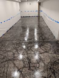 stained concrete bat floor ideas