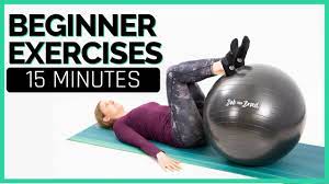 beginner exercise ball workout workout