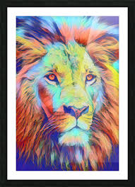 Awesome Lion Painting Lovely Singam