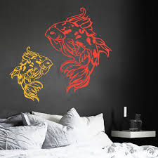 koi fish wall art sticker wall art