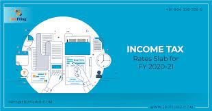 income tax rates slab for fy 2020 21 or