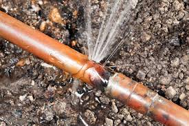 repair an underground water supply pipe