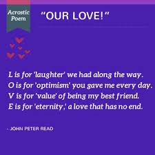 41 acrostic poems exles and