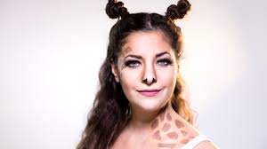 how to do easy giraffe halloween makeup