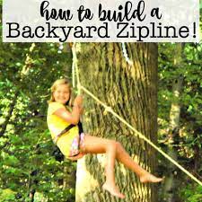 how to build a backyard zipline momof6