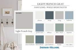 Light French Gray Paint Palette Staging